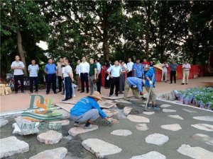 歡迎區領導實地考察海珠區濕地公園工程項目