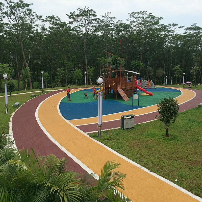 幼兒園院內彩色地面丙烯酸地坪